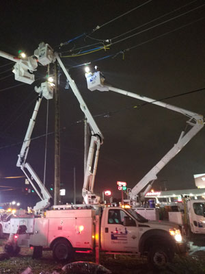 j & j electrical power line work